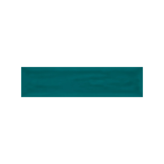 Flow 4x16" - 7mm Glossy Ceramic Wall Tile in Subway Style