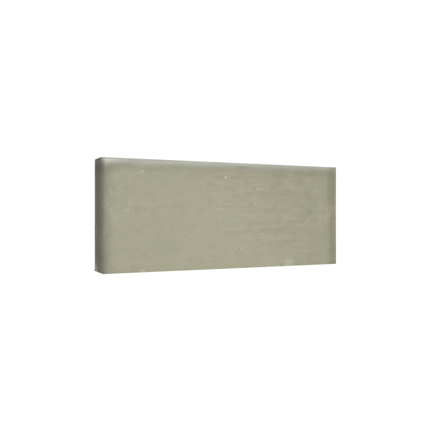 St.Tropez 2.5x5" - 8.5mm Glossy Ceramic Bullnose Tile