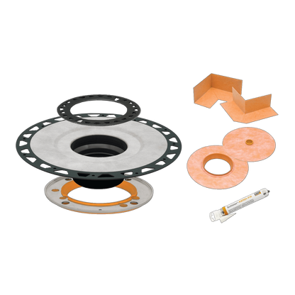 Schluter KERDI-DRAIN-A Integrated Bonding Flange Adaptor Kits