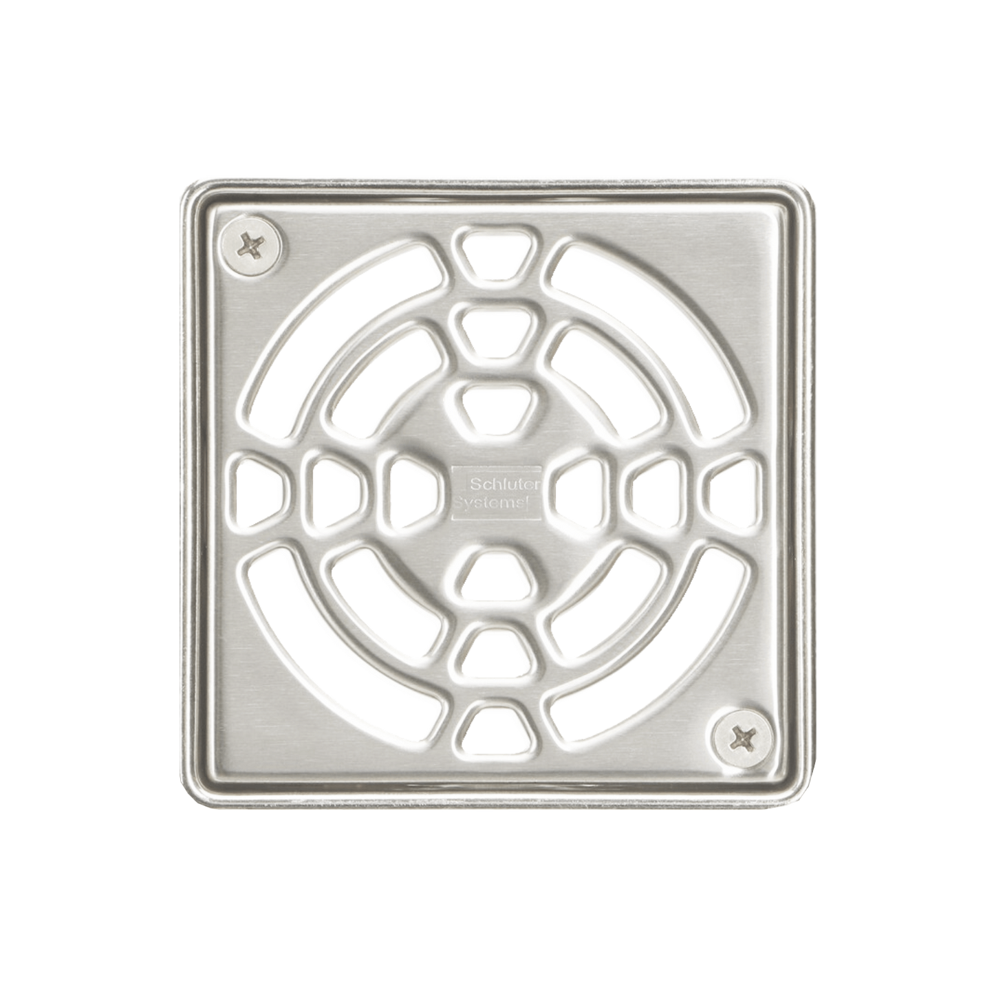 Schluter KERDI Drain Grate Kit 4" - Metallic Finishes (Pick Color)