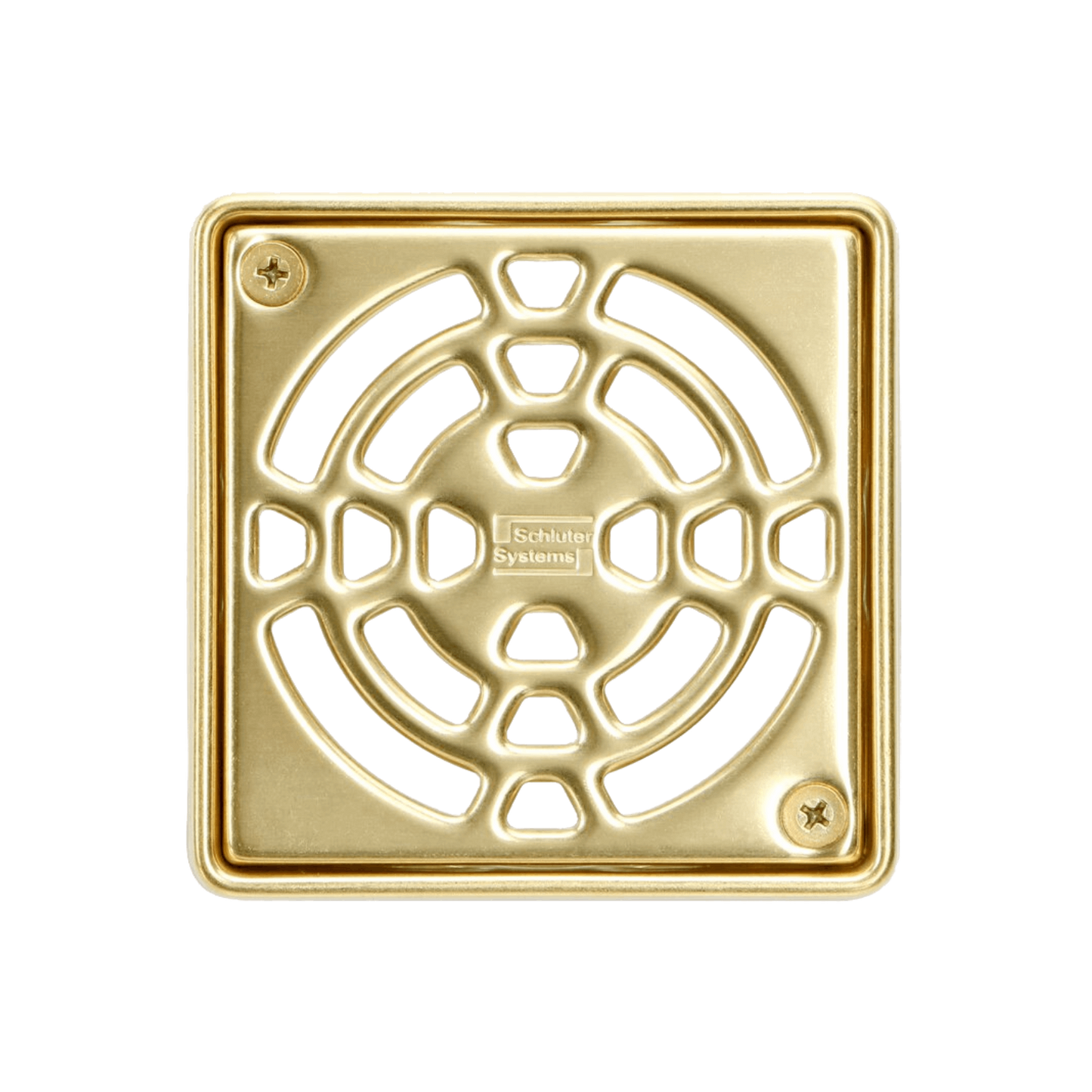 Schluter KERDI Drain Grate Kit 4" - Metallic Finishes (Pick Color)