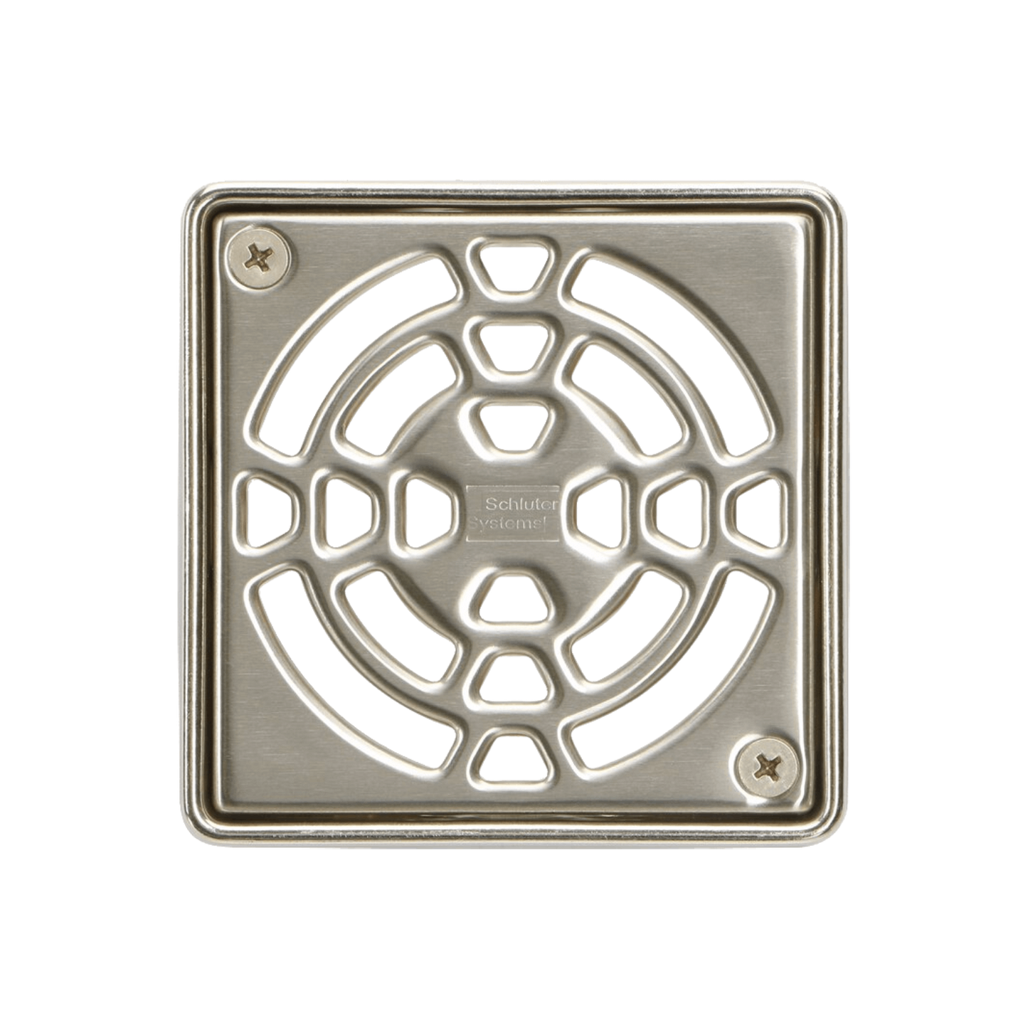 Schluter KERDI Drain Grate Kit 4" - Metallic Finishes (Pick Color)