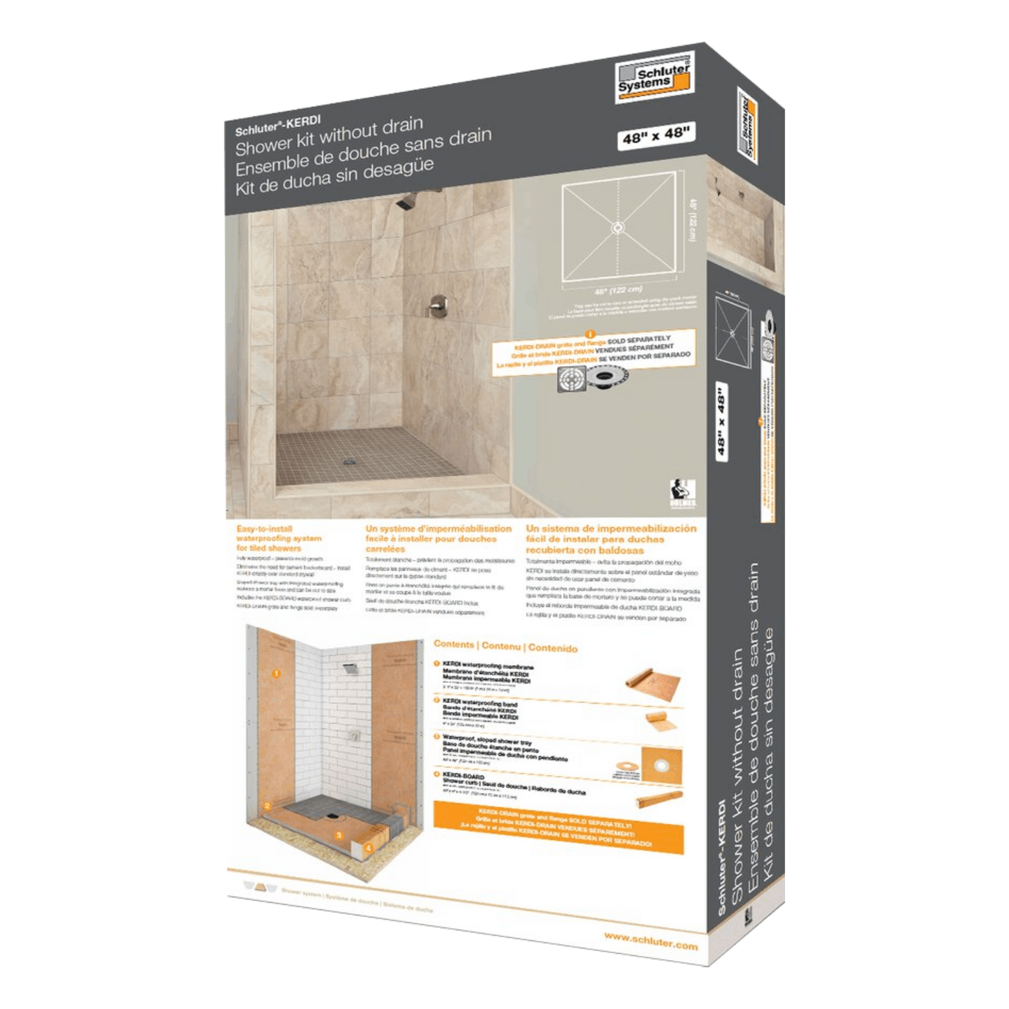 Schluter Kerdi Shower Kit - Waterproof Tiled Showers (All Sizes)