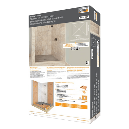 Schluter Kerdi Shower Kit - Waterproof Tiled Showers (All Sizes)