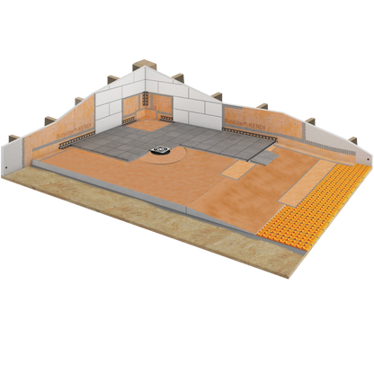 Schluter KERDI Prefabricated Shower Ramp (ADA Compliance)