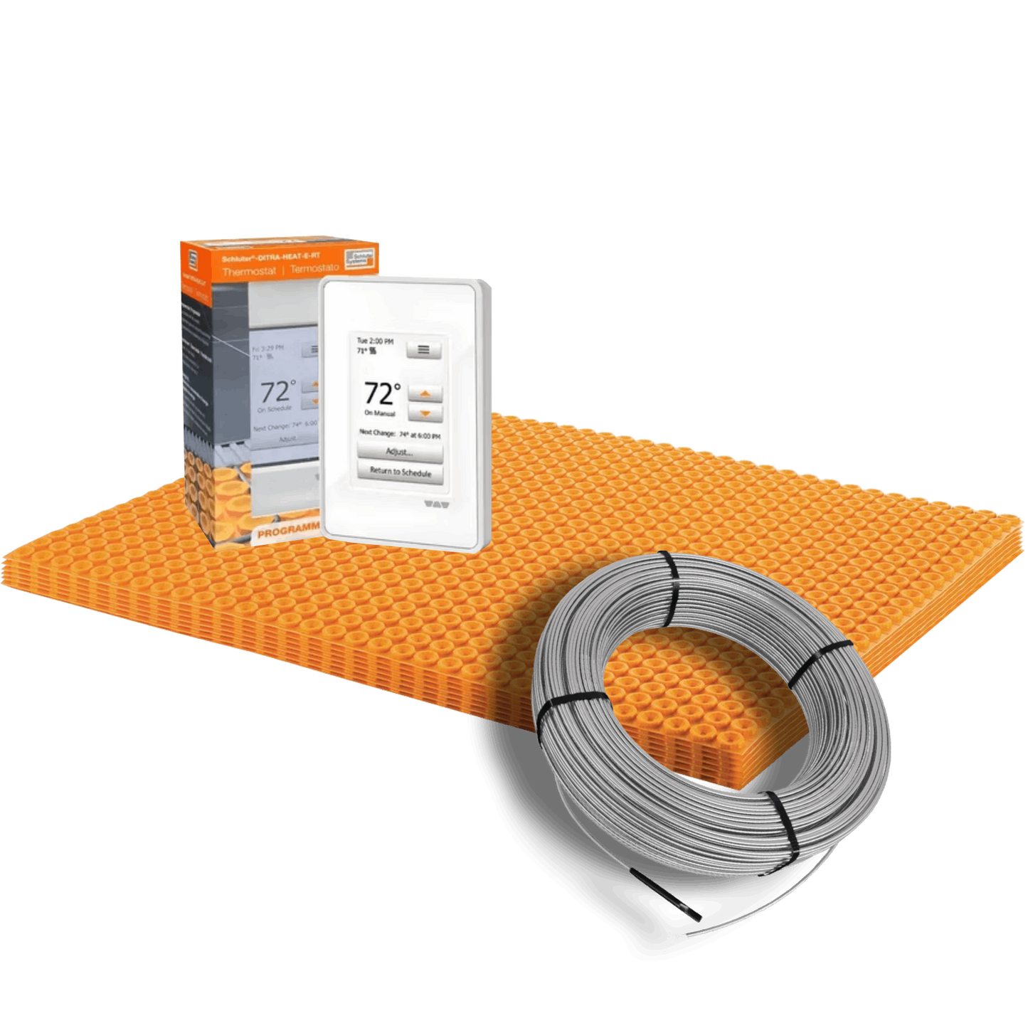 Schluter-DITRA-HEAT Radiant Floor Heating Kits (120v) - Mix & Match