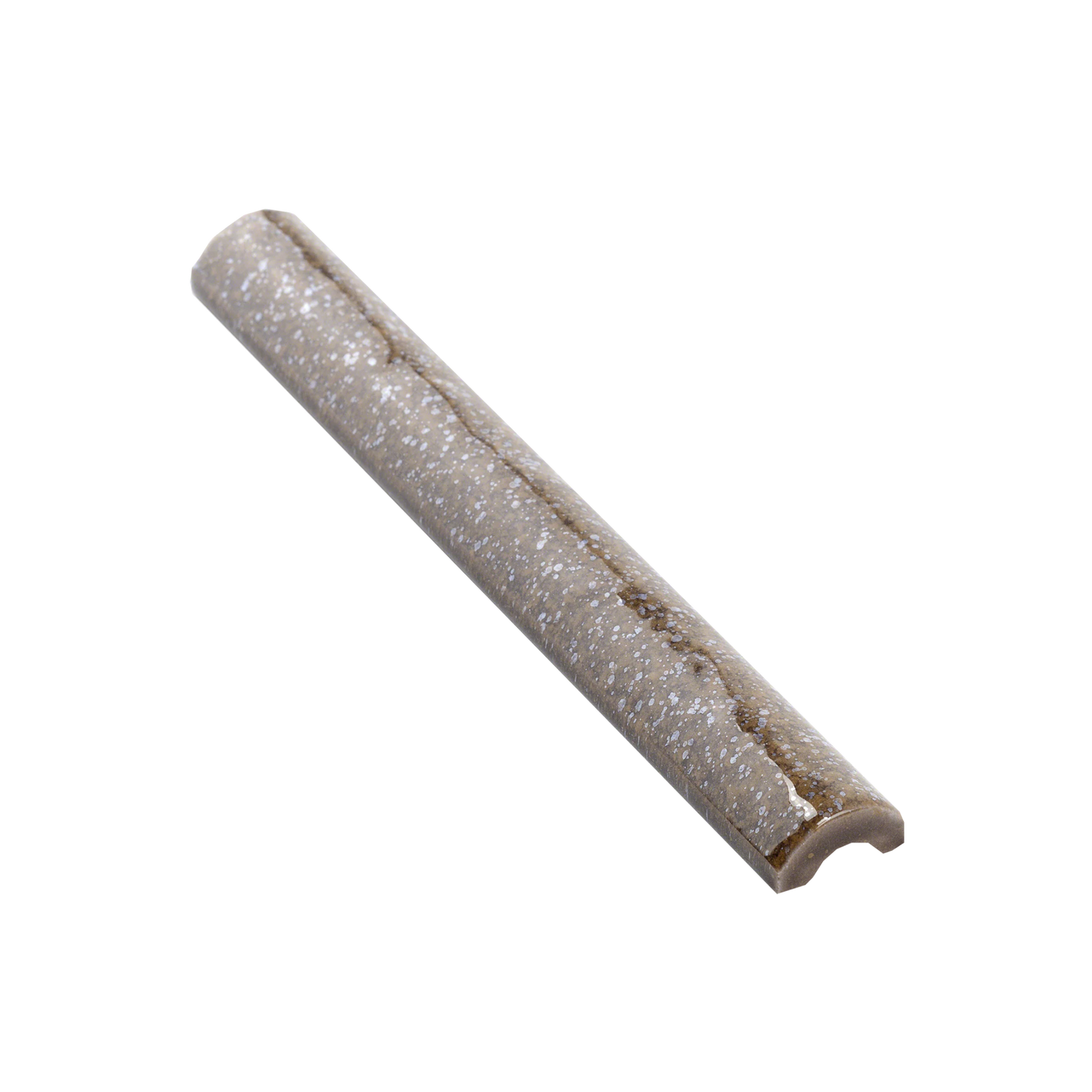 Angela Harris Dunham 1x8" - 9mm Glossy Ceramic Pencil Tile in Handmade Look Style