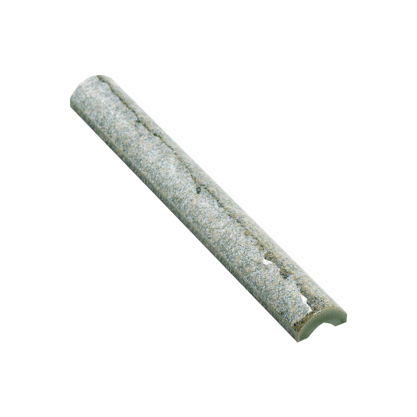 Angela Harris Dunham 1x8" - 9mm Glossy Ceramic Pencil Tile in Handmade Look Style