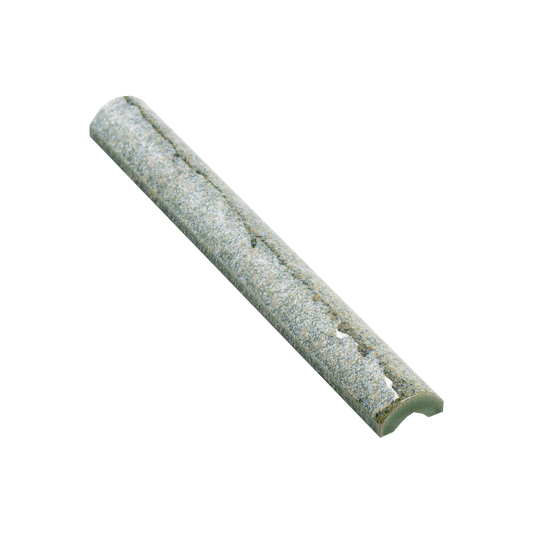 Angela Harris Dunham 1x8" - 9mm Glossy Ceramic Pencil Tile in Handmade Look Style