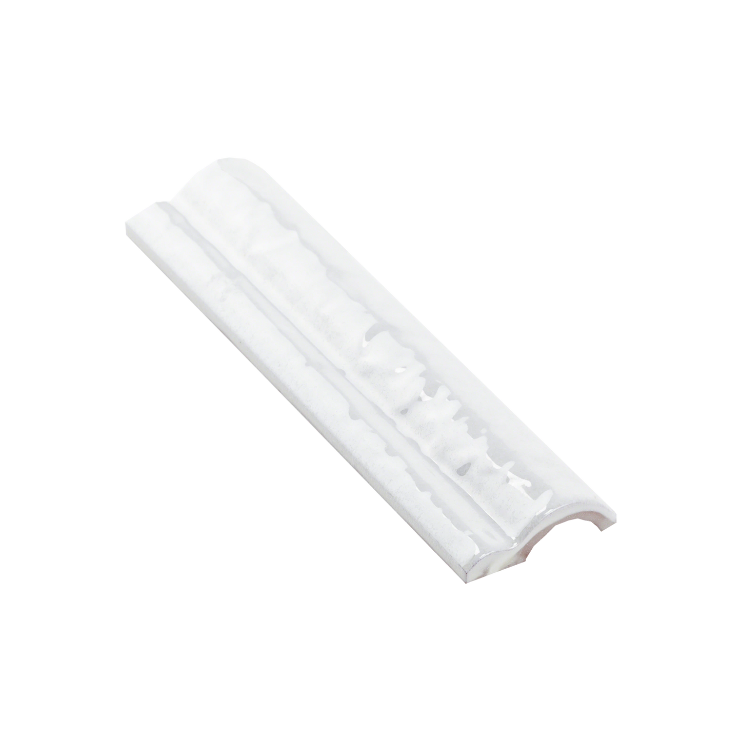 Angela Harris Dunham 2x8" - 9mm Polished Ceramic Chair Rail Tile