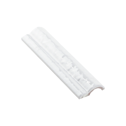 Angela Harris Dunham 2x8" - 9mm Polished Ceramic Chair Rail Tile