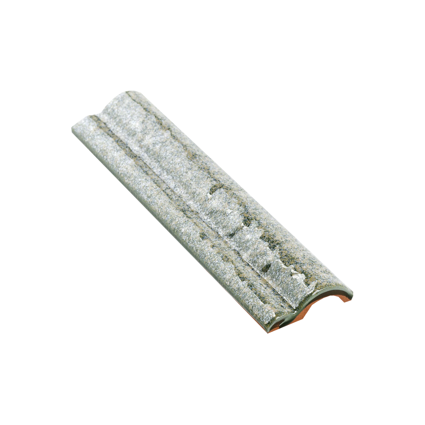 Angela Harris Dunham 2x8" - 9mm Polished Ceramic Chair Rail Tile