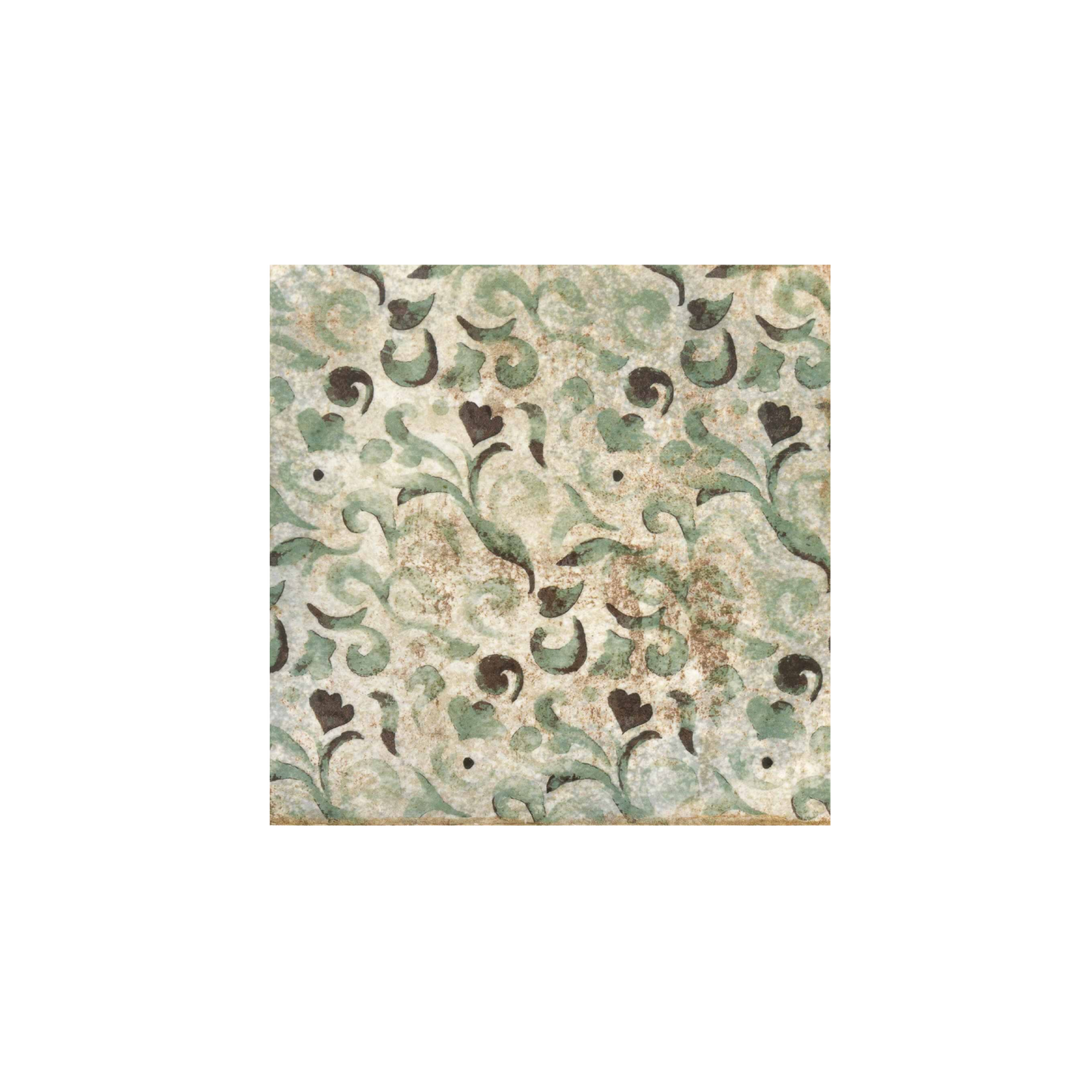 Angela Harris Dunham 8x8" - 9mm Ceramic Wall Tile in Handmade Style