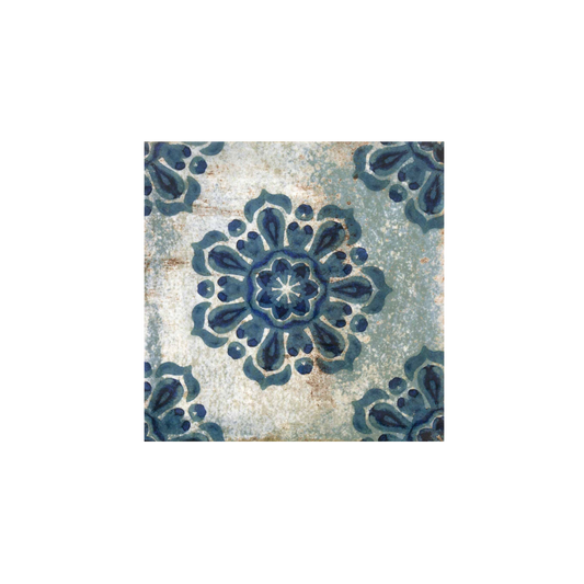 Angela Harris Dunham 8x8" - 9mm Ceramic Wall Tile in Handmade Style