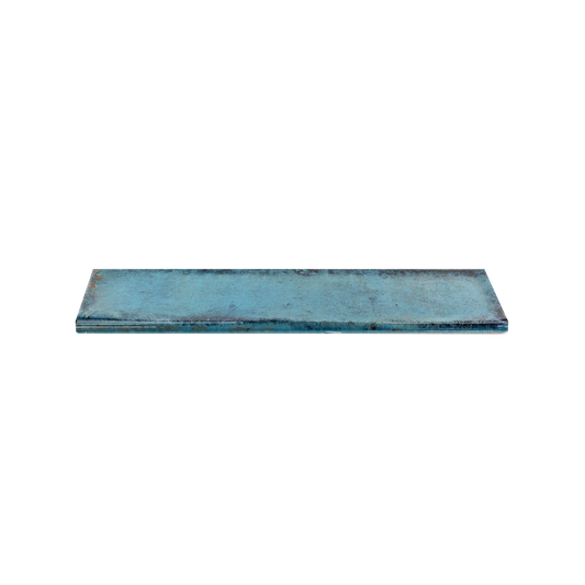 Alchimia 3x12" - 9mm Glossy Ceramic Bullnose Tile in Handmade Style