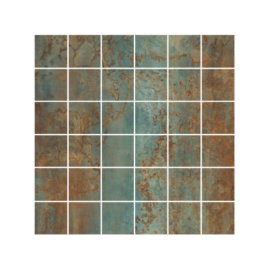 Stardust 12x12" - 9mm Porcelain Mosaic Tile Sheet (2" Squares)